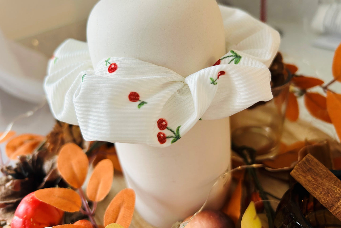 Cherry Scrunchie