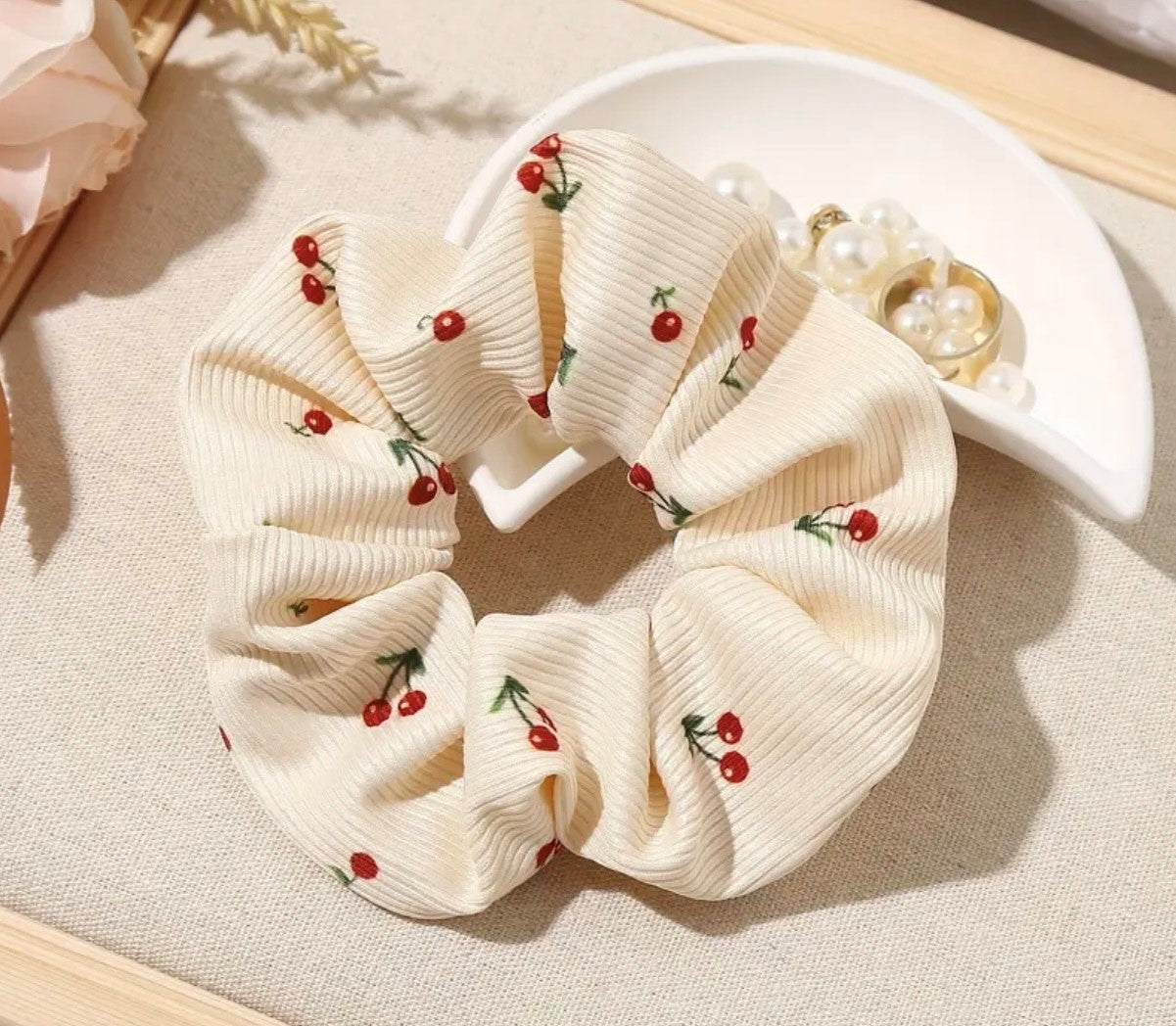 Cherry Scrunchie
